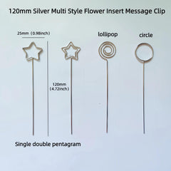 10pcs 120mm Steel Wire Clip Variety Diy Message Clip
