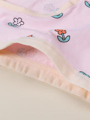 Girl's Cotton Cherry Printed Panties Small Medium Stretch Briefs