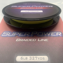 KastKing Yellow Braided Fishing Line 300m 984ft 4 Strands 10-80lb