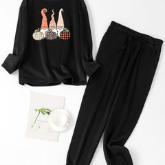 Women's Plus Christmas Dwarf Lounge Set