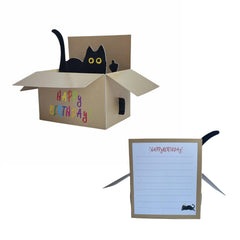 Funny Cat Pop Up Birthday Card with Envelop - Birthday Gift