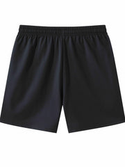 Men's Drawstring Shorts Casual Stylish Solid Elastic Waist for Summer