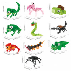 20pcs Insects Building Set ABS Mertial Perfect Party Favor