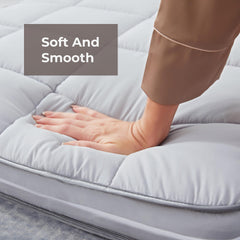 Jamdok Gel Infused Memory Foam Cot Mattress Topper Narrow Twin