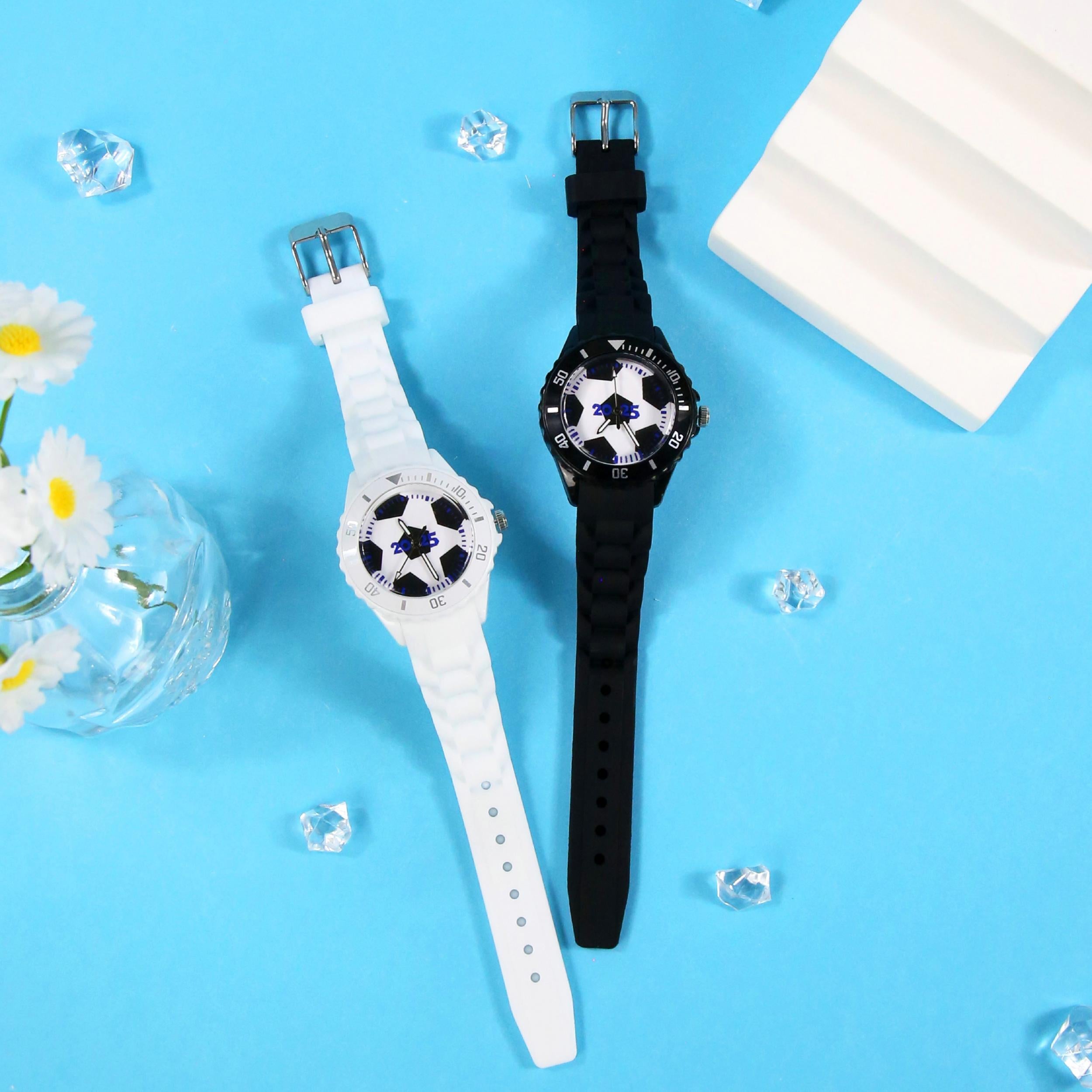 Sports Style Football Fan Quartz Watch for Boys, Birthday Gift