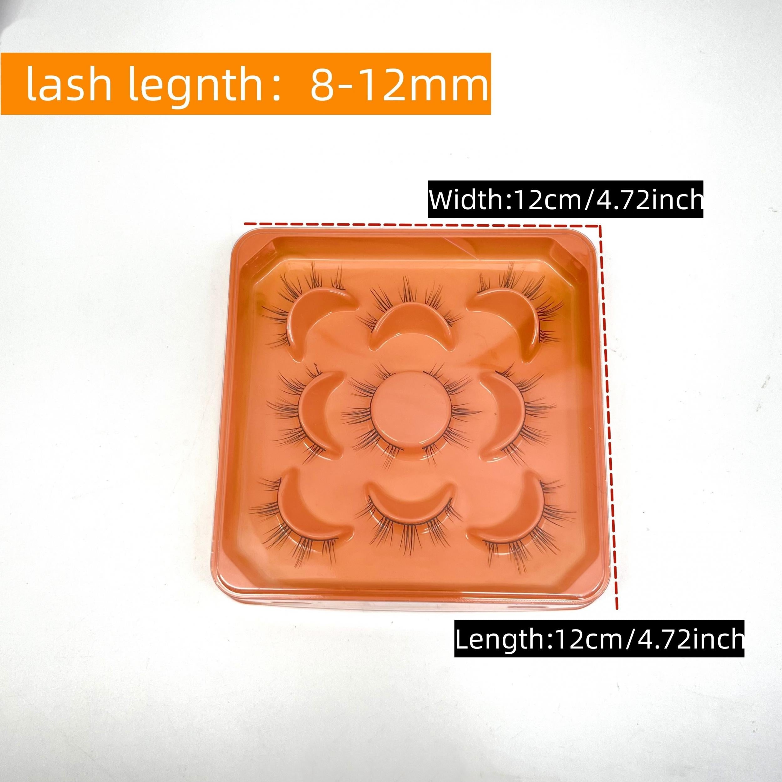 5 Pairs Dual Use Manga Lashes Ultra Fine Stems False Eyelashes