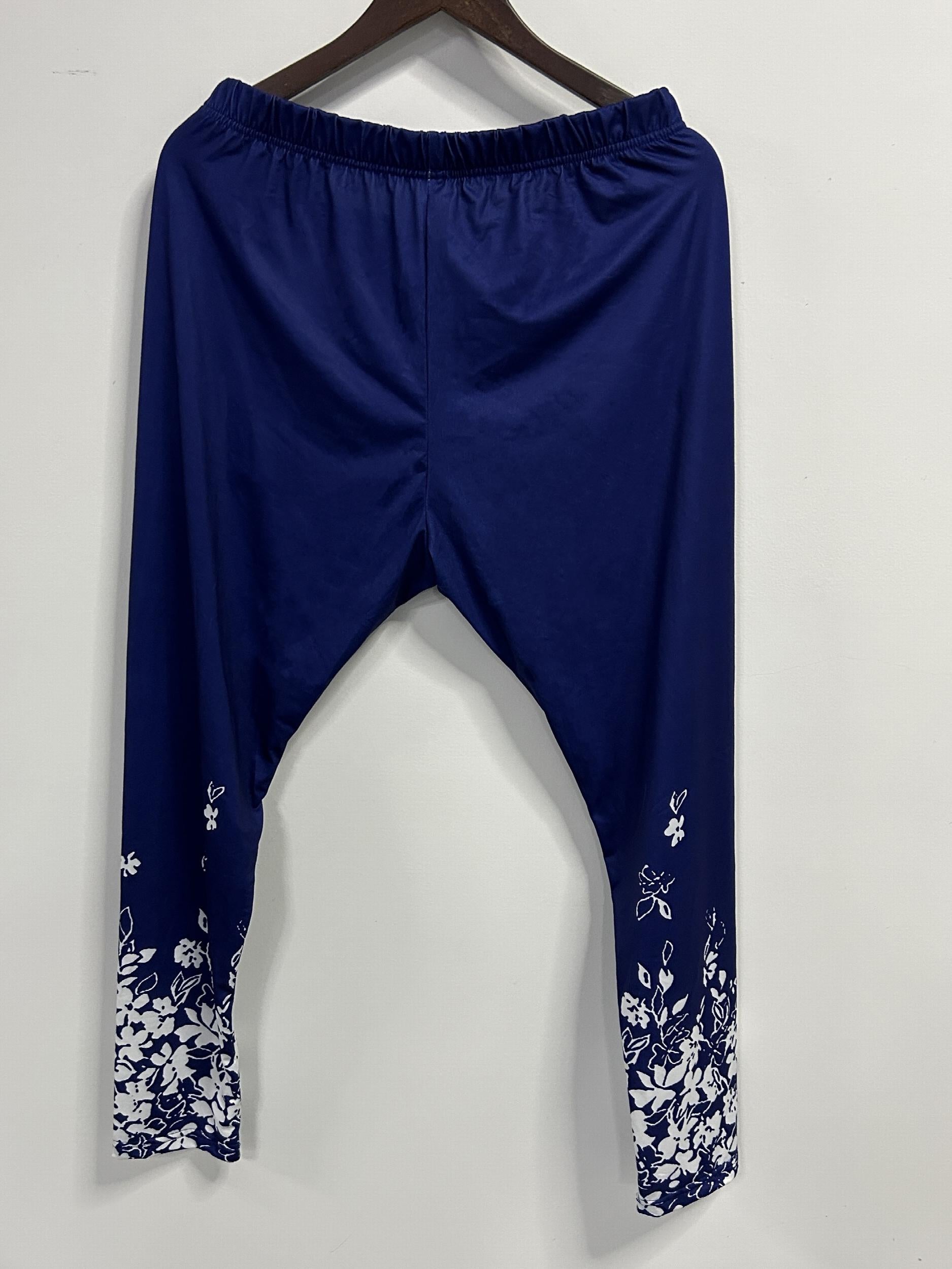 Women's Plus Floral Print High Rise Yoga Leggings
