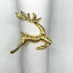 10pcs Napkin Ring Fawn Napkin Circle Christmas Gift Tableware
