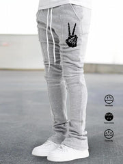 Men's Comfy Breathable Pants Drawstring Hip Hop Clothing