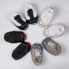 Men's Warm Slip-On Slippers with Lace-Up for Home Use