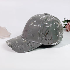 Gray Baseball Cap Hip Hop Dad Hat Lightweight Adjustable Sun