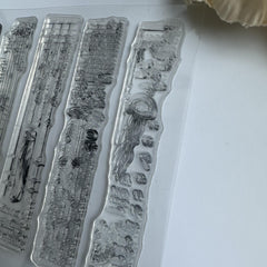 Animal Background Clear Stamps for Card Making and Scrapbooking