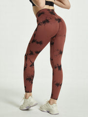 Tie Dye High Waist Yoga Leggings Women's Activewear