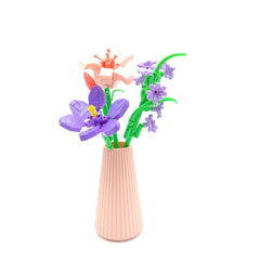 Diamond Particle Bouquet & Building Blocks Gift Set