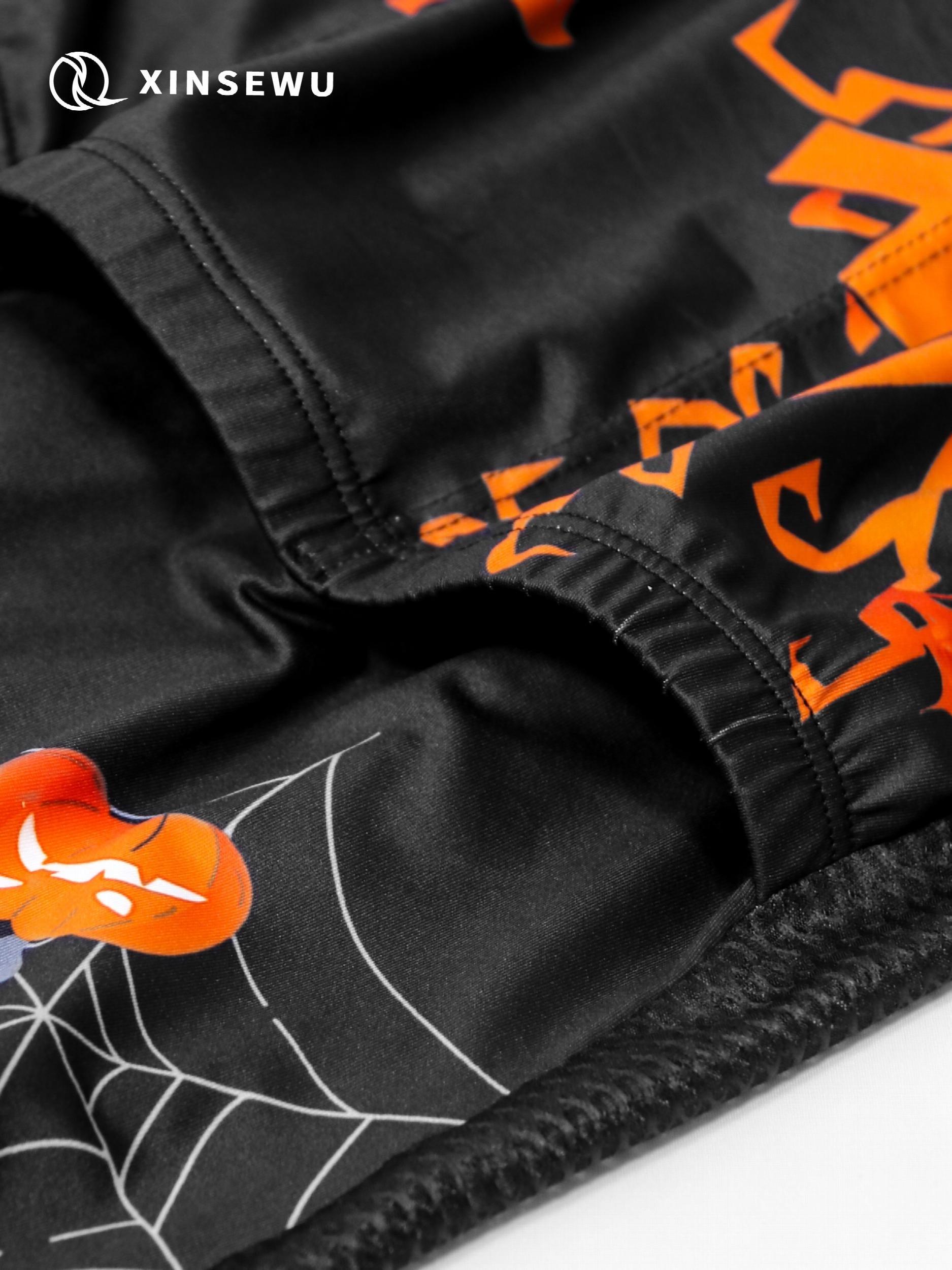 Halloween Spider Web Long Sleeve Cycling Jersey
