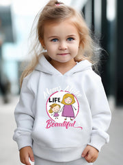 2pcs MOMS LIFE Hoodies Pants Set Sports Gift Girls