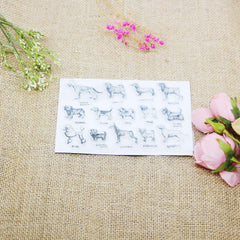 Puppy DIY Silicone Stamp for Crafts