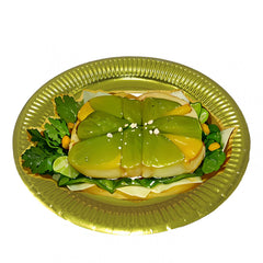 20pcs Golden Paper Dinner Plates Party Supplies Christmas Halloween Gift
