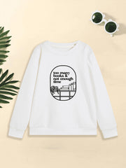 Girls' Graphic Long Sleeve Sweatshirt Kids Pullover Spring Fall