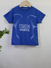 Boy's Sporty Style Outfit 2pcs T shirt & Shorts Set For Summer