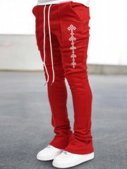 Graphic Print Men's Sweatpants Casual Sports Pants