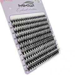 DIY Lash Extension Kit 240pcs Individual Lashes Cluster D Curling 9-16mm