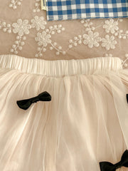 Baby Girls Bowknot Mesh Shorts for Summer