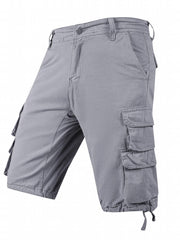Men's Cargo Shorts Lightweight Drawstring Work Pants Outdoors