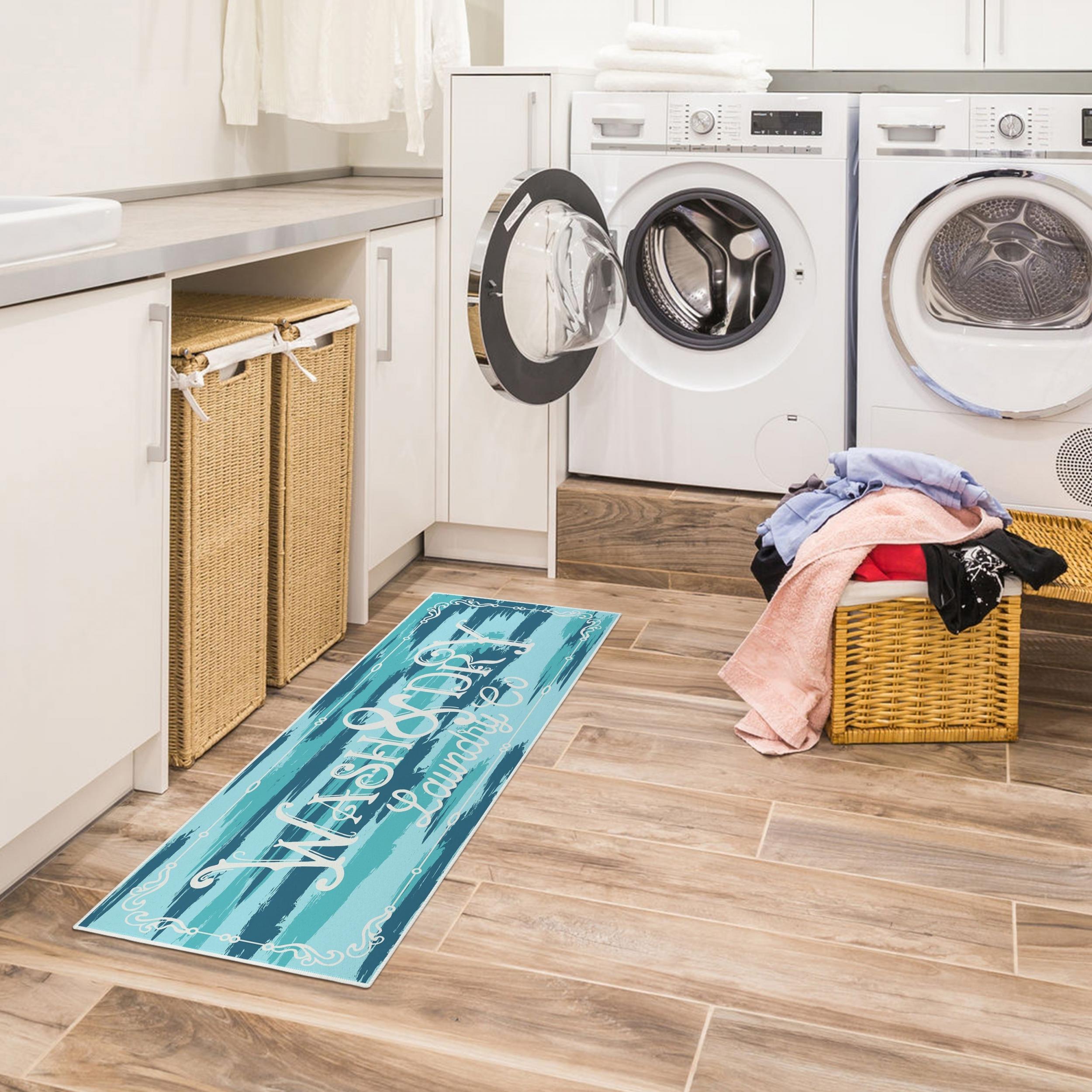 Waterproof Laundry Room Rug Runner Non Slip Laundry Mats