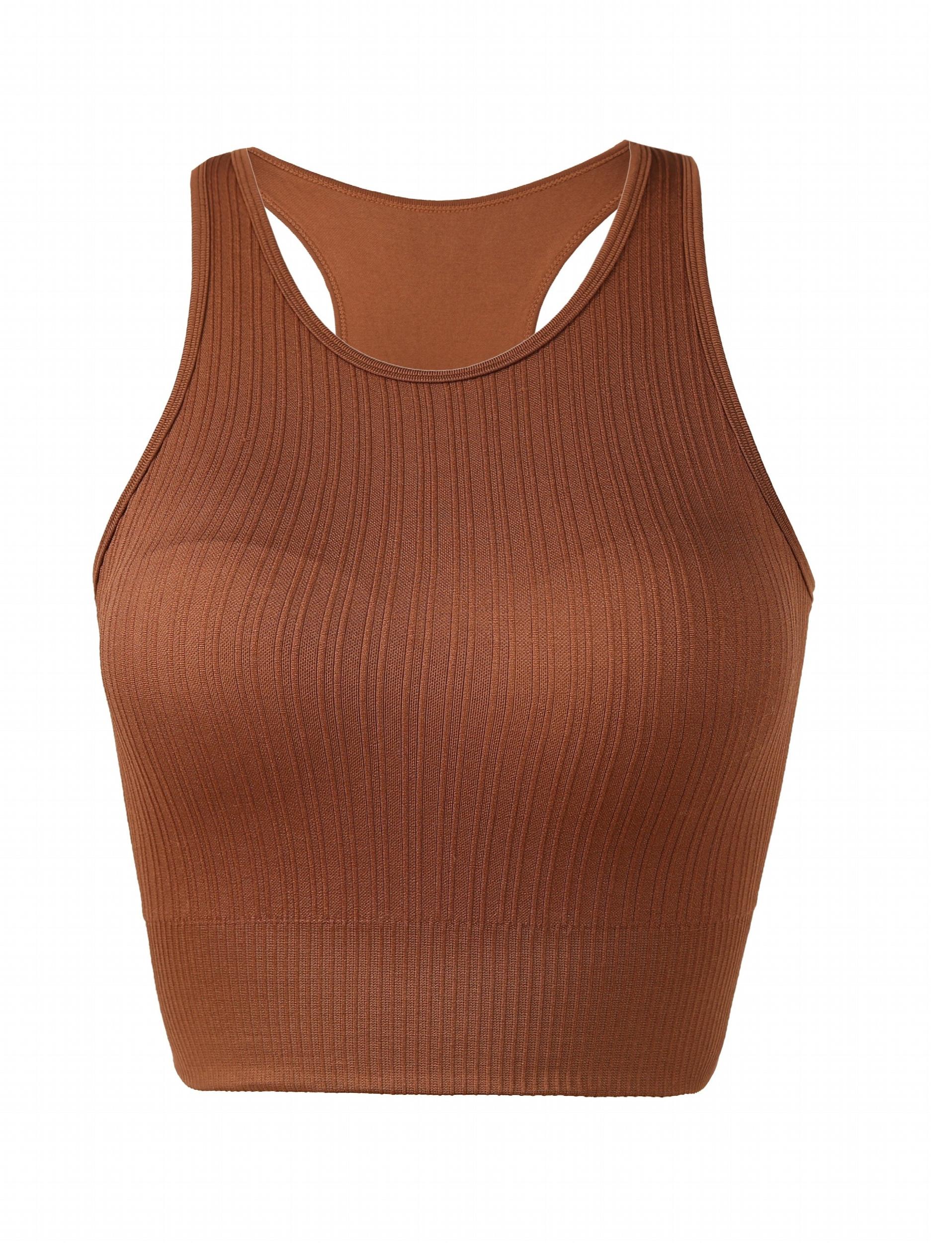 3pcs Sleeveless Sports Tank Top Women's Clothing