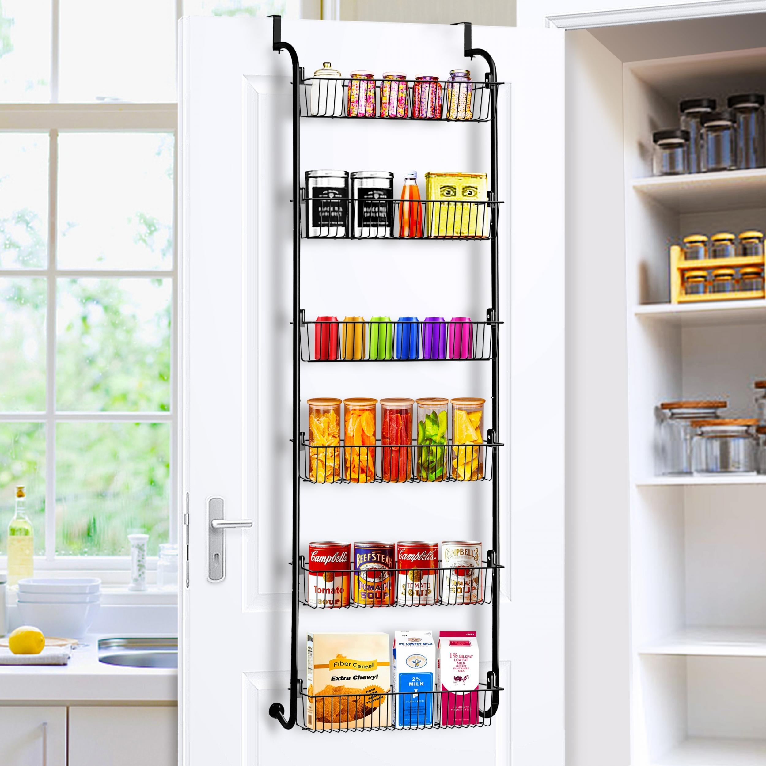 6 Tier Over The Door Pantry Organizer Spice Rack