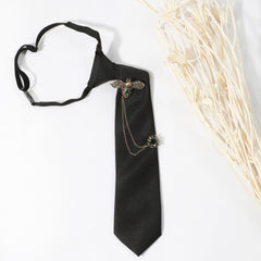 Vintage Bee Tassel Brooch Unisex Bow Tie + 1pc Shirt Accessories