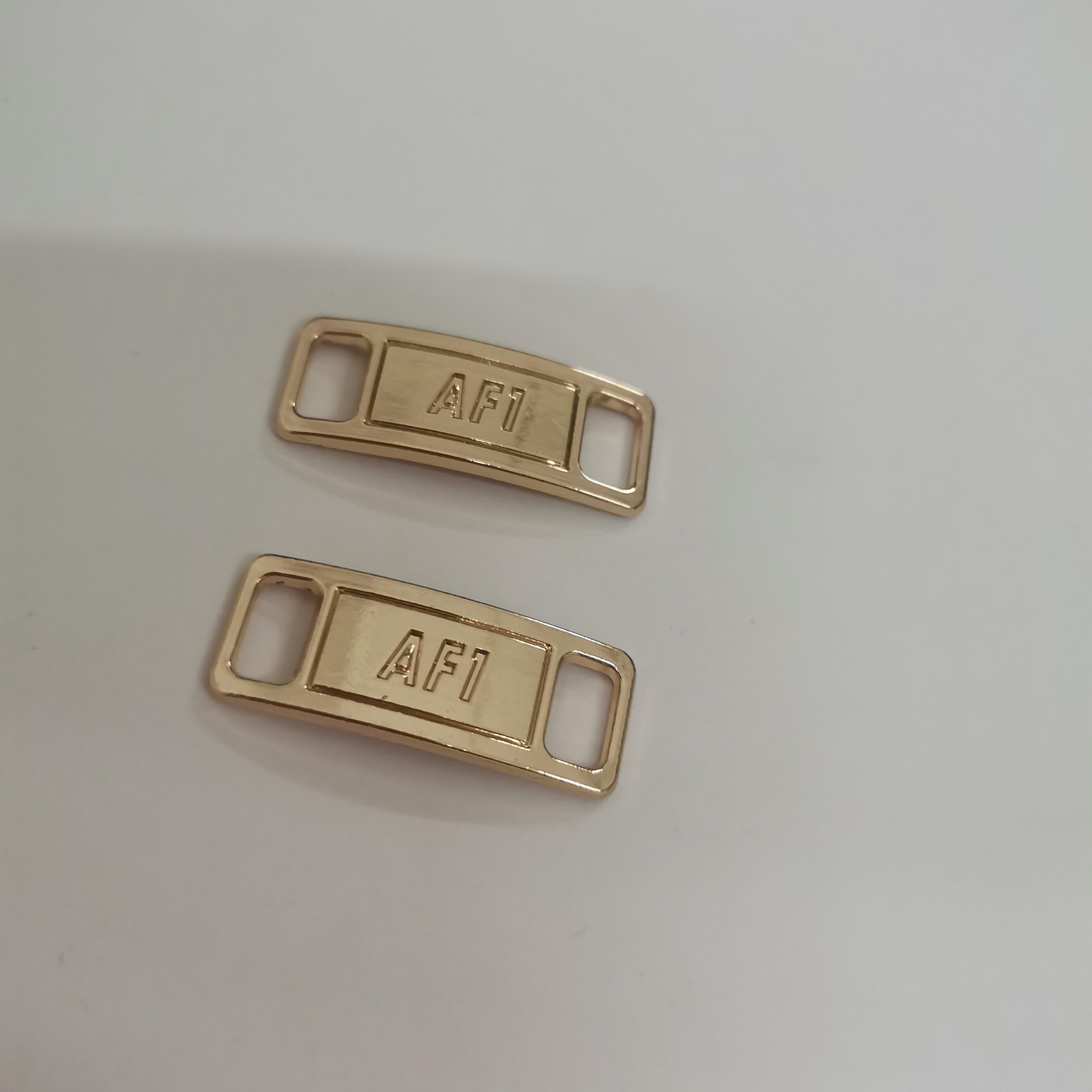 2pcs Shoelace Buckles High Metal Shoe Accessories for Men's and Women's Shoes