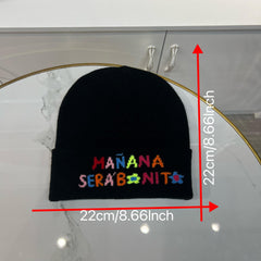 MANANA Game Peripheral Hat Autumn Winter Warm Knitted Hat Solid Woolen Hat