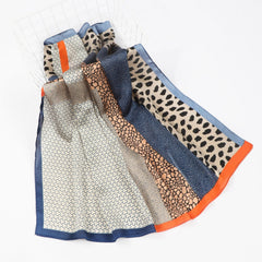 Men's Leopard Spotted Square Scarf