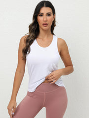 Women's Summer Tops Solid Running Casual Sports Tank Top