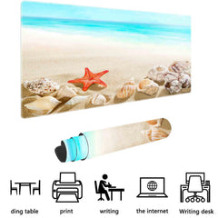 Summer Beach And Starfish Mouse Pad XXL Large 80.01x39.88 cm