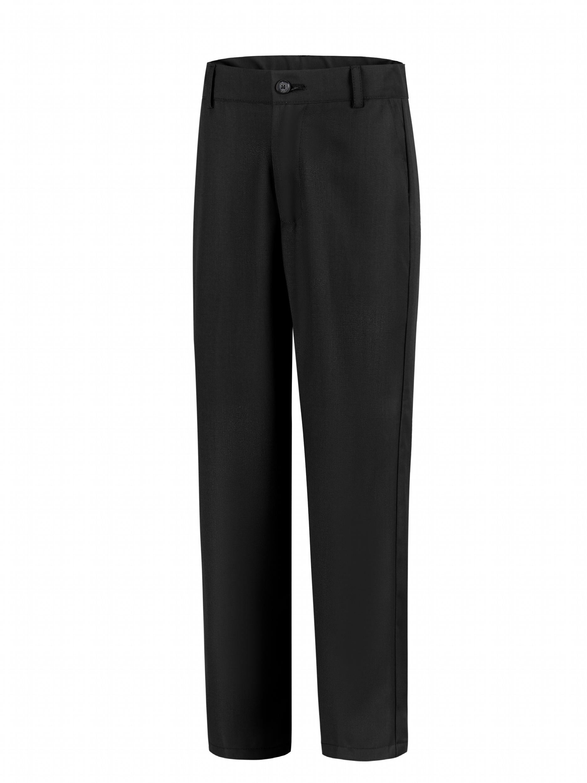 Boys Flat Front Dress Pants Adjustable Waist School Uniforms Pants