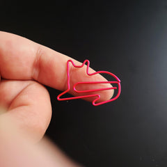 Cat Shaped Paper Clips for Office School Cat Lover