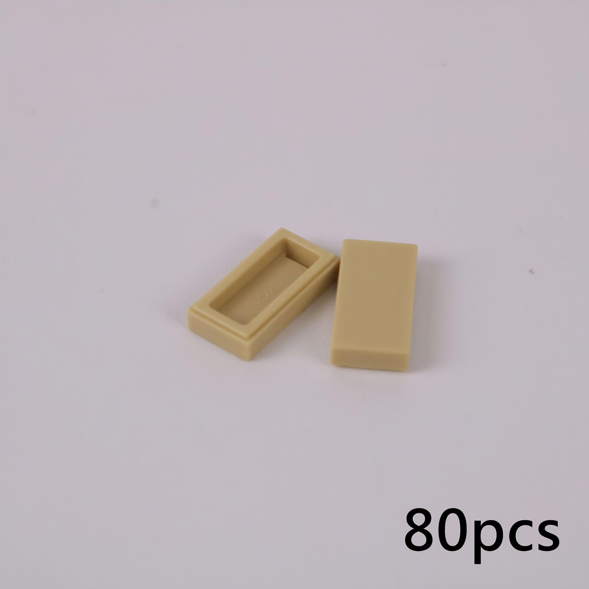 80pcs MOC 3069 Tire 1x2 Building Blocks Kit Light Board Bricks DIY Toy
