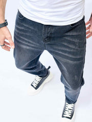 Men's Slim Fit Distressed Denim Jeans