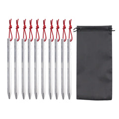 10pcs Aluminum Triangular Ground Nails for Tents