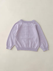 Baby Argyle Knit Cardigan Cotton Sweater Coat