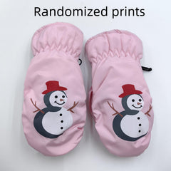Winter Kids' Thick Warm Waterproof Snow Gloves