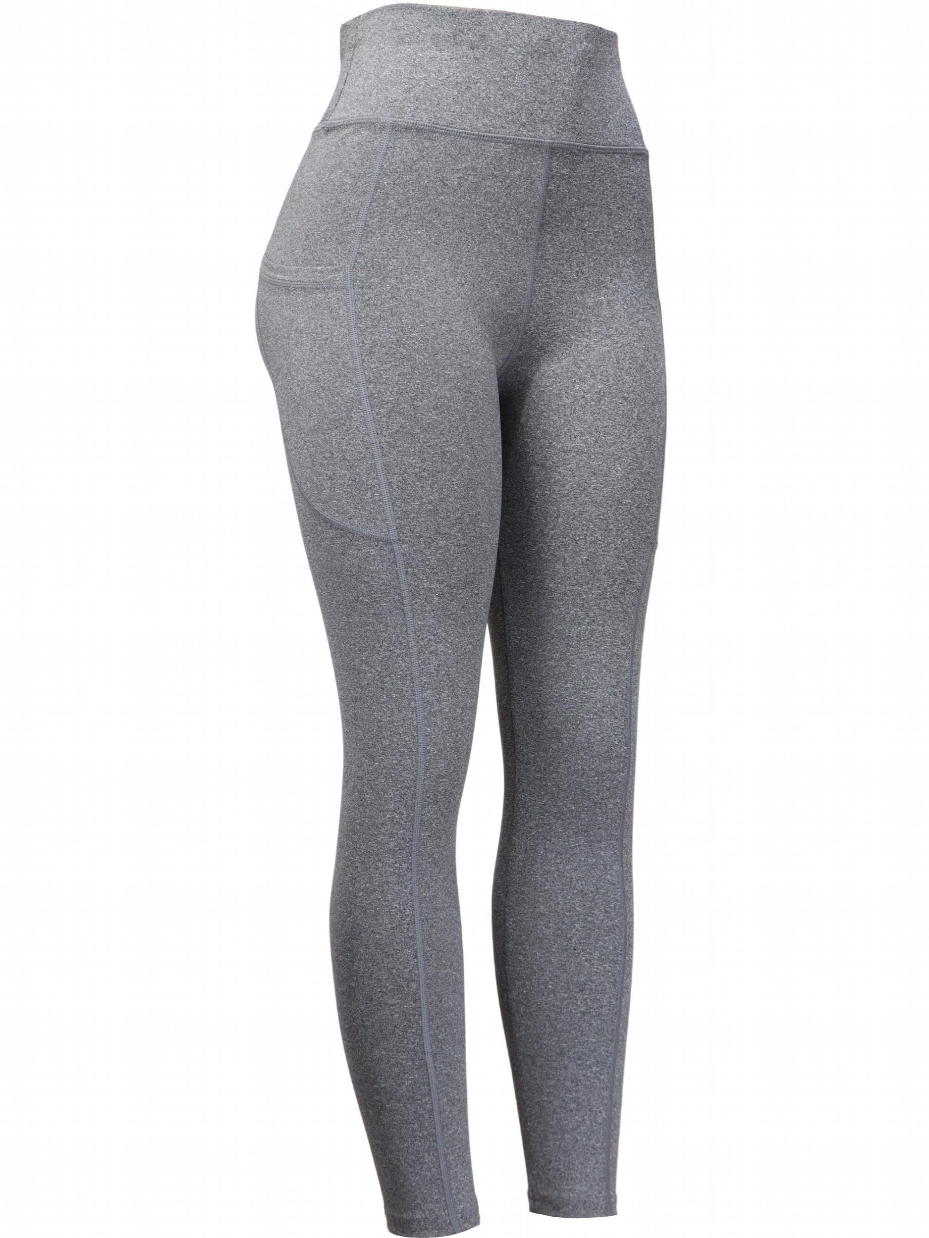 High Waist Butt Lifting Leggings With Side Pockets Soft And Stretchy