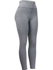 High Waist Butt Lifting Leggings With Side Pockets Soft And Stretchy