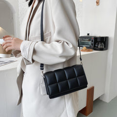 PU Leather Crossbody Bags for Women Solid Shoulder Handbags