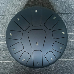 Steel Tongue Drum Percussion with Loud Hollow Sound - 25cm - 11 Tones