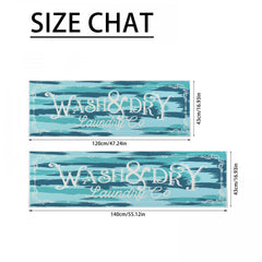 Waterproof Laundry Room Rug Runner Non Slip Laundry Mats