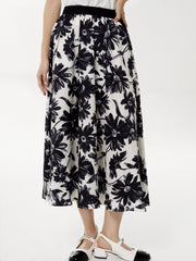 Floral Print High Waist Skirt for Women